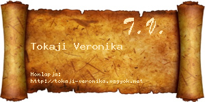 Tokaji Veronika névjegykártya