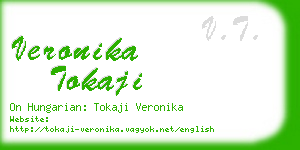 veronika tokaji business card